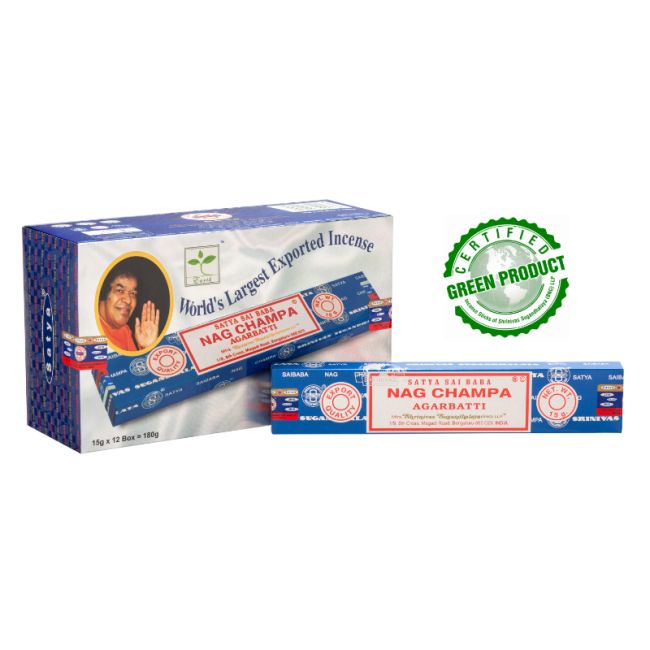 kadzidło i Kadzidło Satya Sai Baba Nag Champa 15g