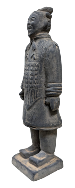 Czarna statua z terakoty ogólnej 20cm