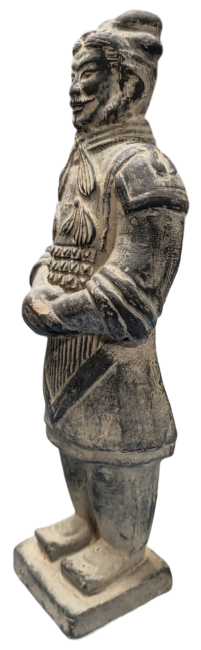 Czarna statua z terakoty ogólnej 24cm