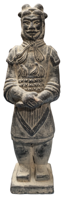 Czarna statua z terakoty ogólnej 24cm