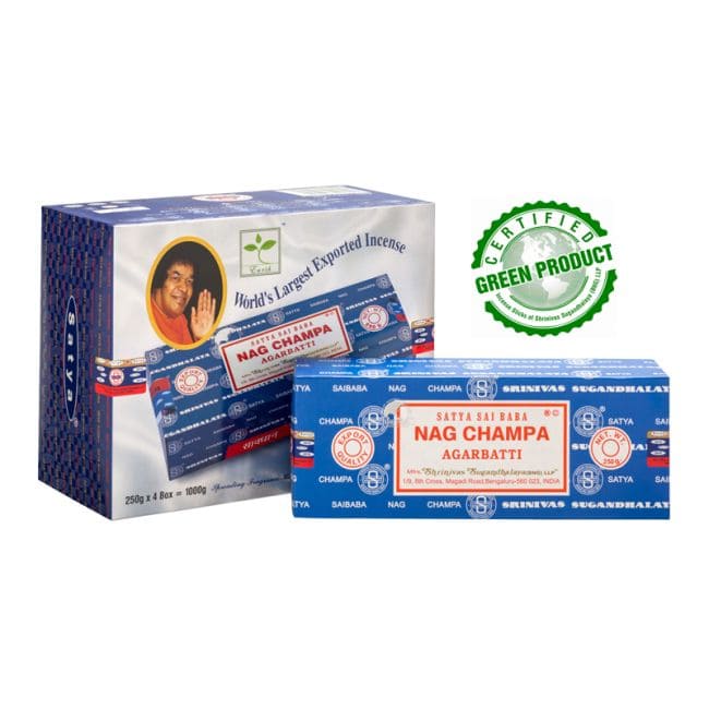 kadzidło i Kadzidło Satya Nag Champa 4x250g