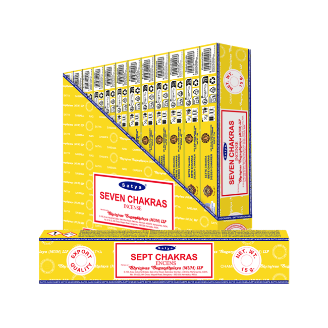 Kadzidełka Satya Siedem Czakr 15g