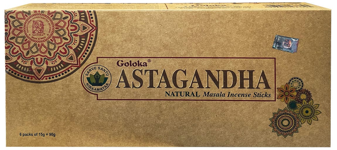 Goloka Masala Naturalne Kadzidło Atagandha 6x15g