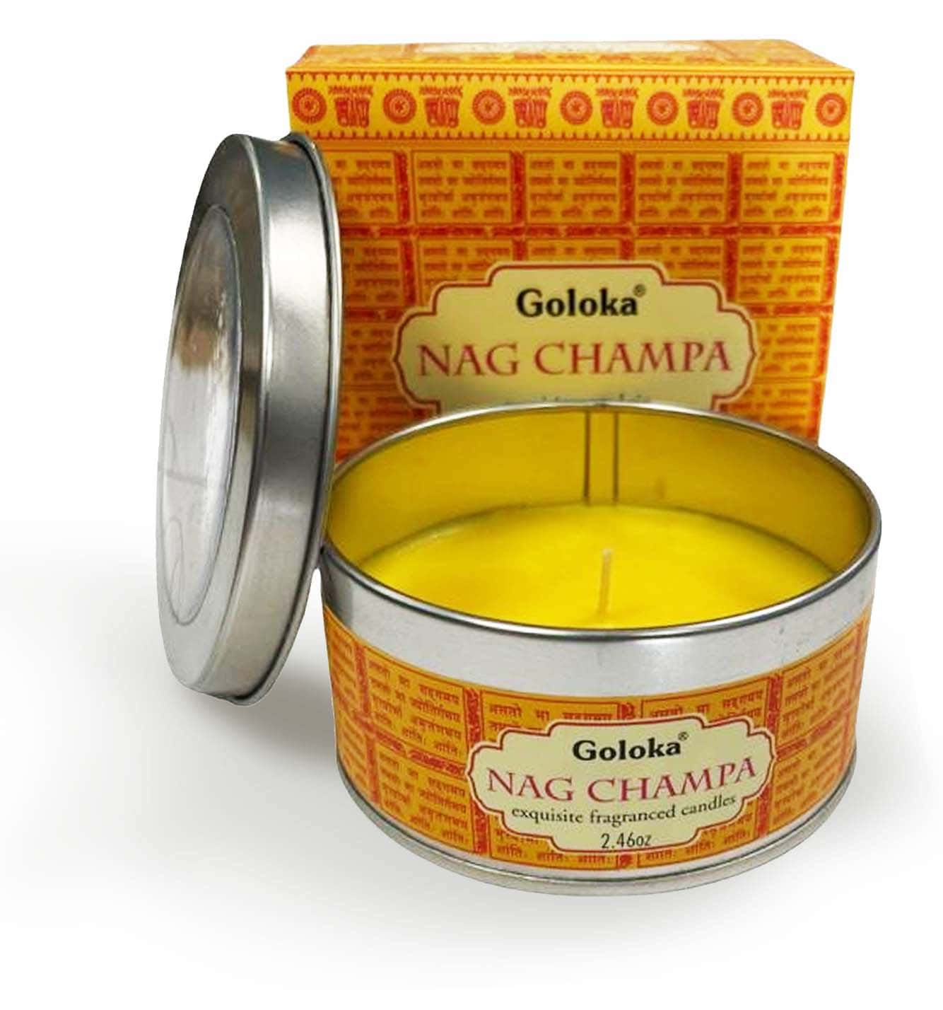 Świeca zapachowa Goloka Nag Champa 70g