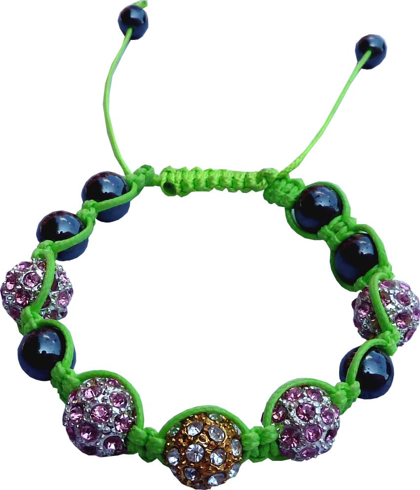 kadzidło i Shamballa 5 różowych i żółtych kamieni