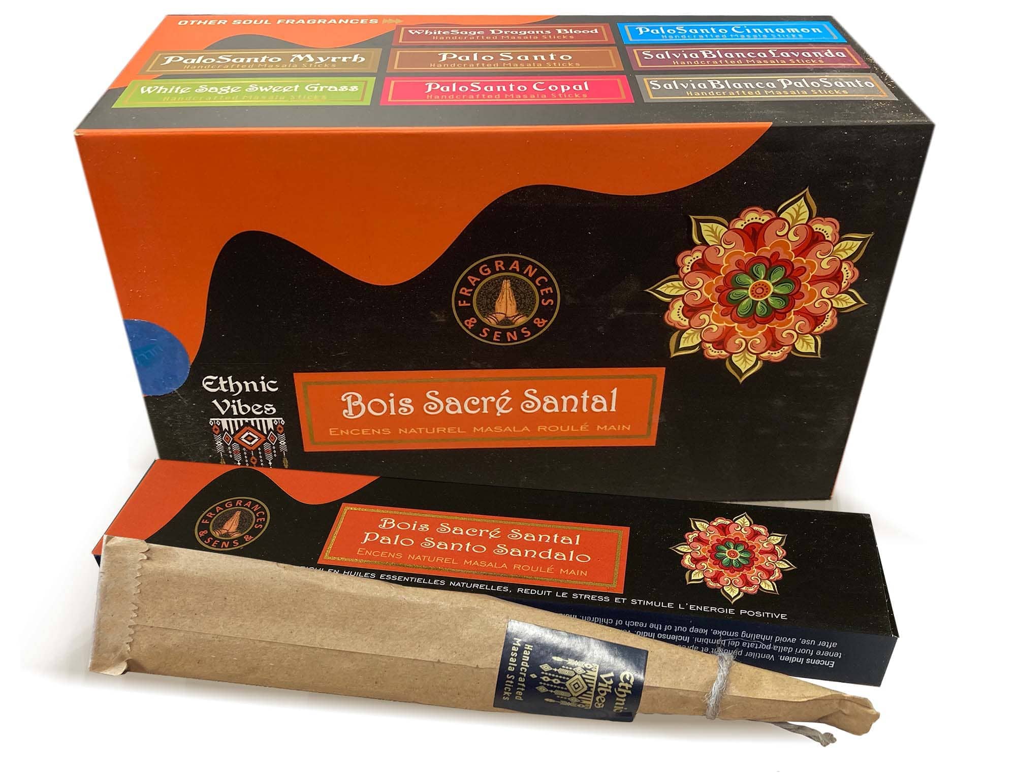 kadzidło i Kadzidła Zapachy i Sens Etniczne Klimaty Palo Santo i Drzewo Sandałowe Masala 15g