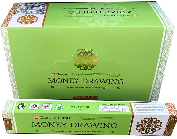 Kadzidło masala Garden Fresh Money Drawing 15g