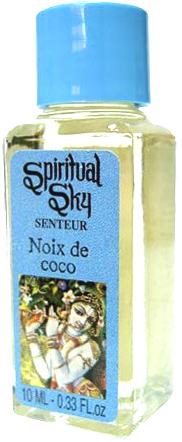 Opakowanie 6 olejków o zapachu kokosa Spirit Sky 10ml