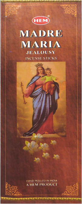 Hem Mother Mary kadzidło przeciw zazdrości Hexa 20g