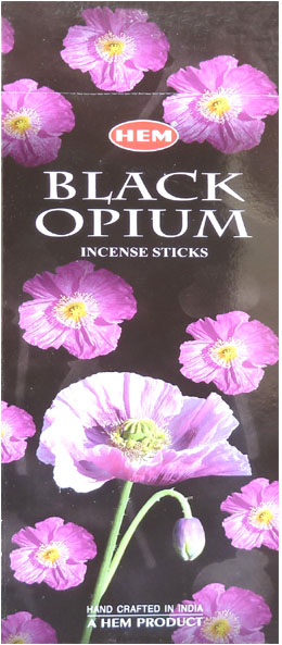 Hem czarne kadzidło opium hexa 20g