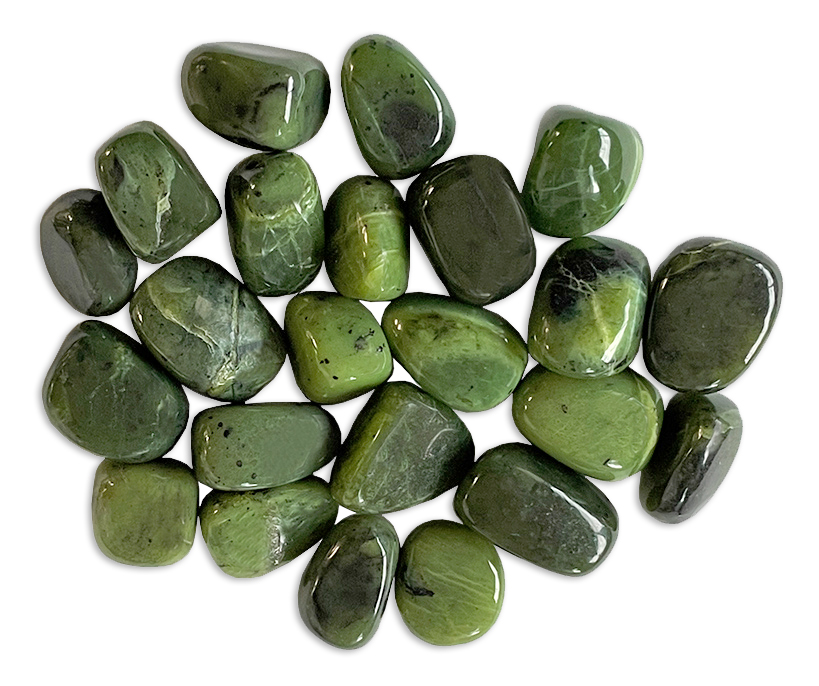 Jade Nephrite Canada AA kamienie spadające 250g