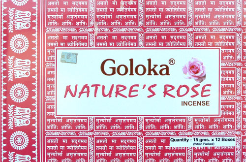 Kadzidło różane masala Goloka Nature's Rose 15g