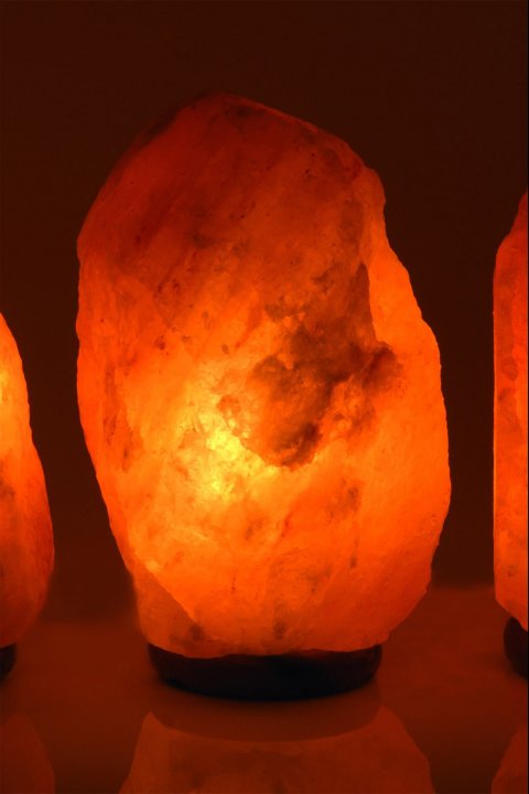 Lampa naturalna M z podstawą drewnianą 4-7 kg