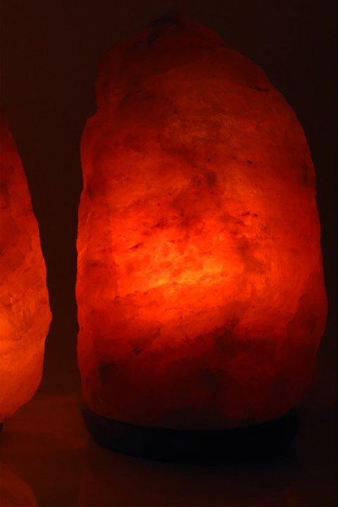 Lampa naturalna 3XS, duża, z podstawą drewnianą, 9-12 kg