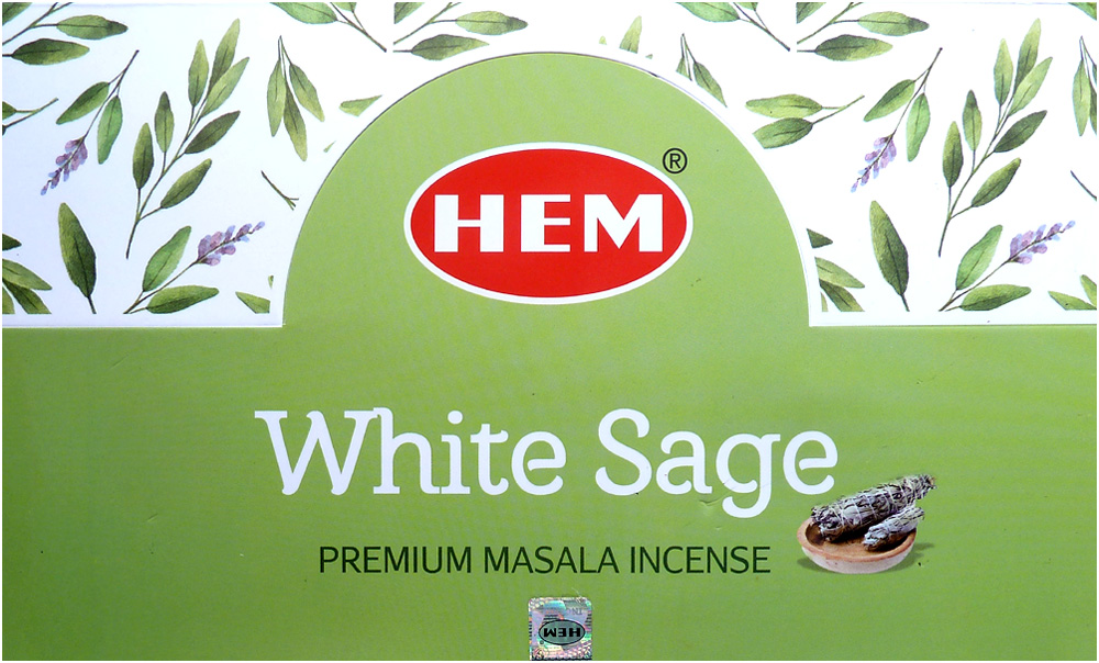 Hem White Sage premium kadzidło masala 15g