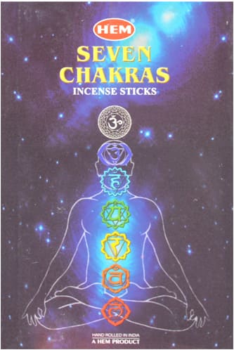 Etui na kadzidełko Seven Chakras