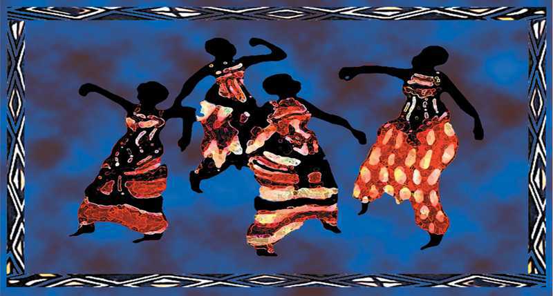 Wiszące na ścianie mini afrykańskie tancerki ©