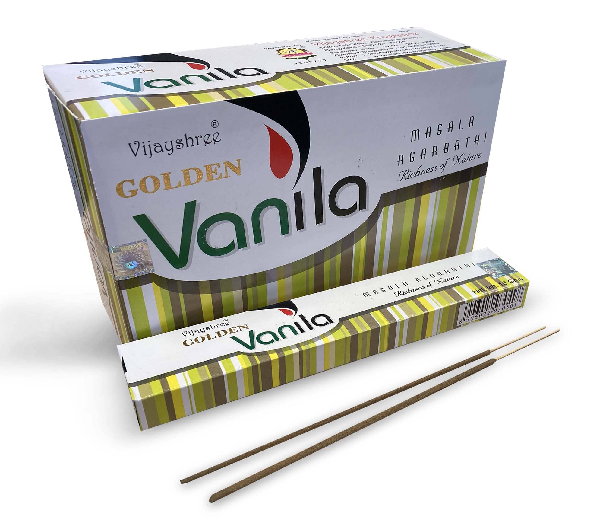 Kadzidło Vijayshree Golden Vanila 15g