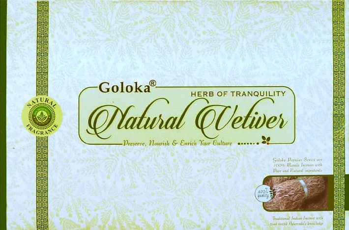 Goloka Vetiver naturalne kadzidło 15g