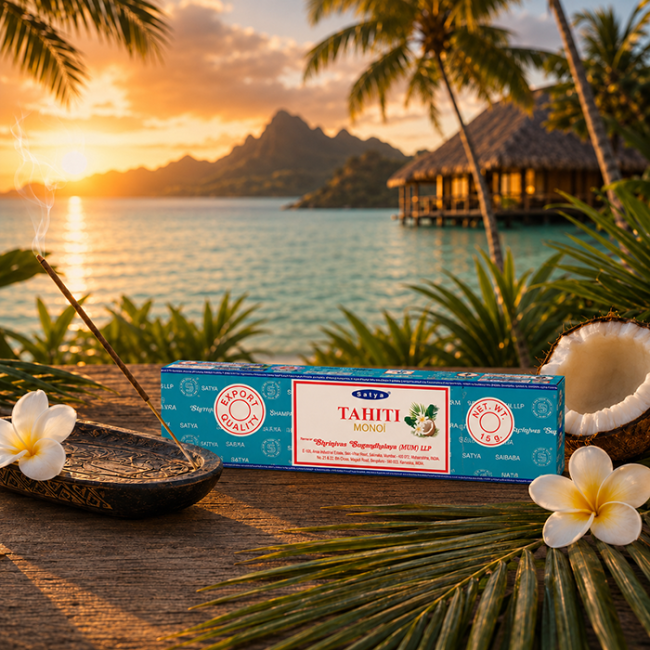 kadzidło i Kadzidło Satya Tahiti 15g|pl