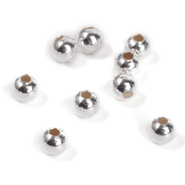 kadzidło i Koraliki ze srebra próby 925 kulki 4 mm x 10