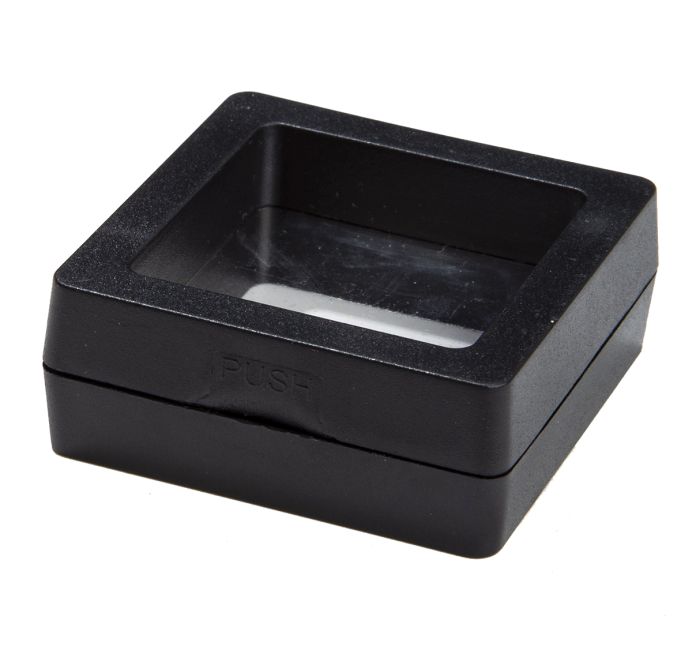 Pudełko z czarną ramką na biżuterię 4,5 cm x10