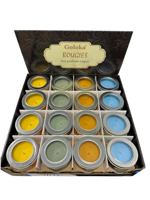 kadzidło i Świeca zapachowa Goloka Display 32 x 70g|pl