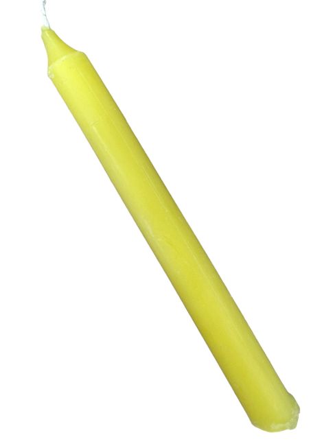Świece Przyciemniane Goloka Żółta Masa 13cm 20szt