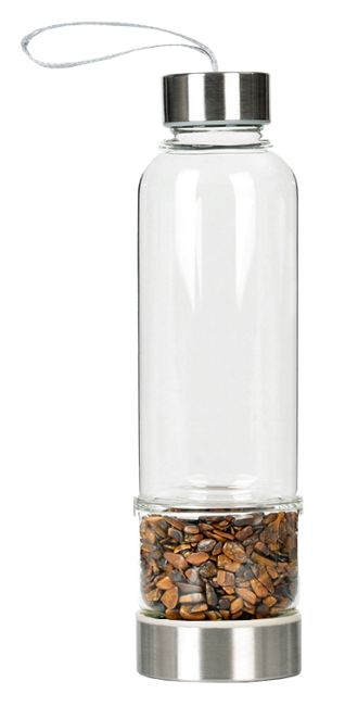 Butelka z kryształkami Tygrysiego Oka