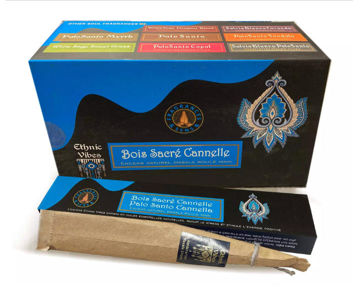 kadzidło i Kadzidła Fragrances & Sens Ethnic Vibes Palo Santo & Cinnamon masala 15g