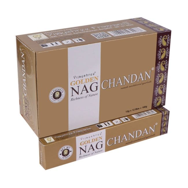 Kadzidło Vijayshree Golden Nag Chandan 15g