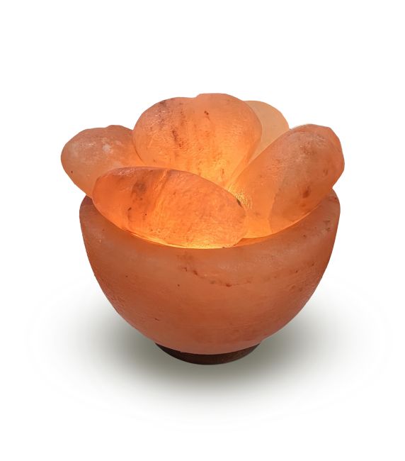 kadzidło i Himalajska Lampa Solna - Miska z 5 sercami 3.5kg|pl