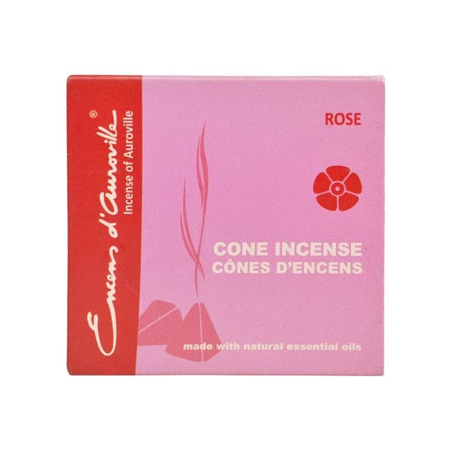 Encens d'Auroville Rose 5x10 Cônes