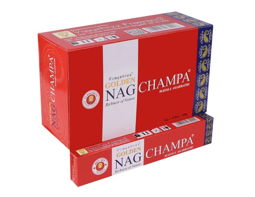 Kadzidło Vijayshree Golden Nag Champa 15g