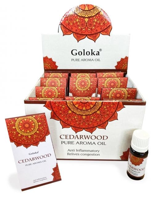 Olejek zapachowy Goloka Cedr 10ml x 12