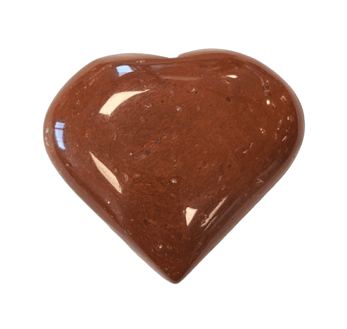 Coeur Jaspe Rouge AB 5cm