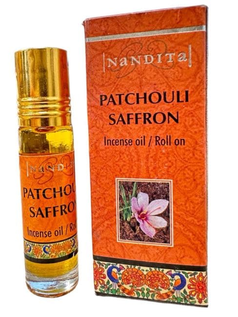 Nandita Patchouli Szafranowy olejek zapachowy 8ml