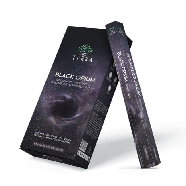 kadzidło i Kadzidło Terra Black Opium hexa bez węgla drzewnego 30gr