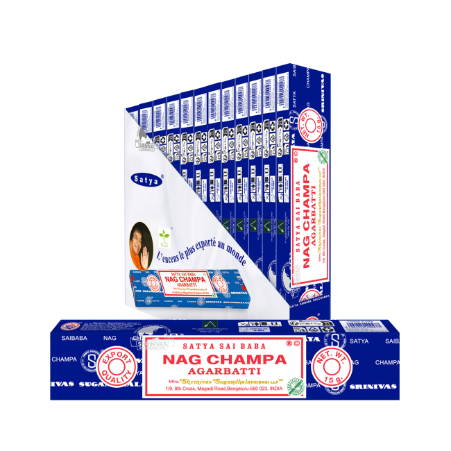 Kadzidło Satya Sai Baba Nag Champa 15g