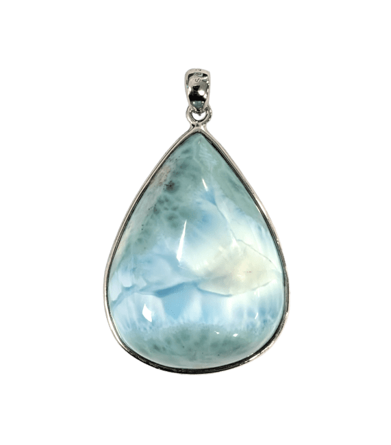 Pendentif Argent 925 Larimar AA 16.88g