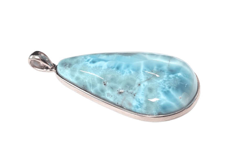 kadzidło i Zawieszka ze srebra próby 925 Larimar AA 14.84g