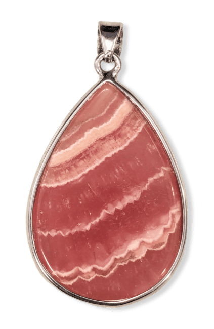 Pendentif Argent 925 Rhodochrosite Argentine AAA 1 pièces 6,57g