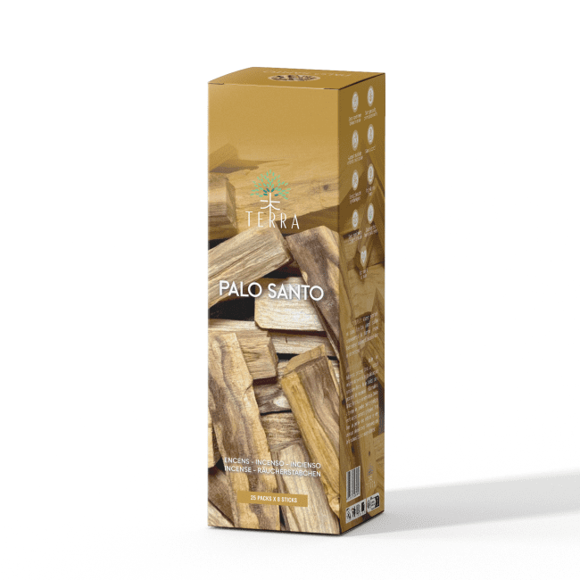 Kadzidło TERRA Palo Santo 8 Bts bez węgla drzewnego 12gr