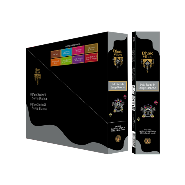 kadzidło i Kadzidło Palo Santo i Biała Szałwia Ethnic Vibes Masala 15g