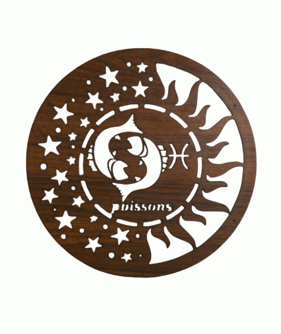 Drewniany panel magnetyczny Astro Fish 18 cm do HMD999