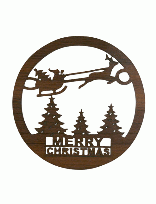 18 cm drewniany magnetyczny znak „Wesołych Świąt” dla HMD999