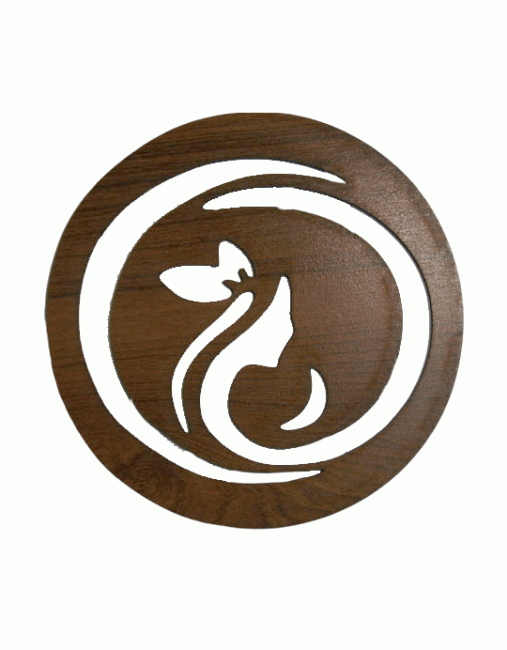 Drewniany znak magnetyczny Kobieta 18 cm do HMD999