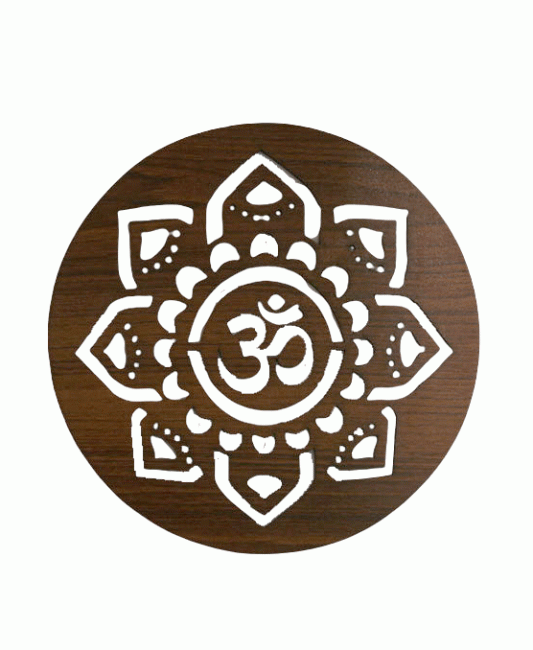 Magnetyczny drewniany znak Om Sun 18 cm do HMD999