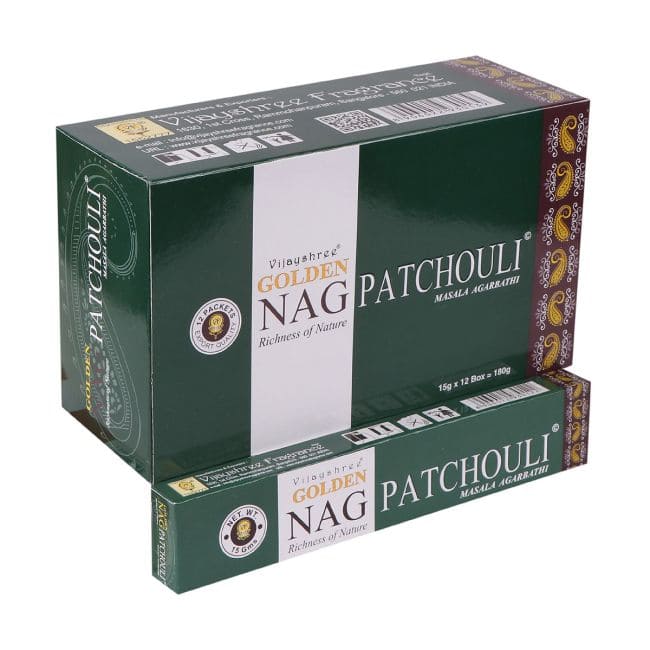 Kadzidło Vijayshree Golden Nag Patchouli 15g