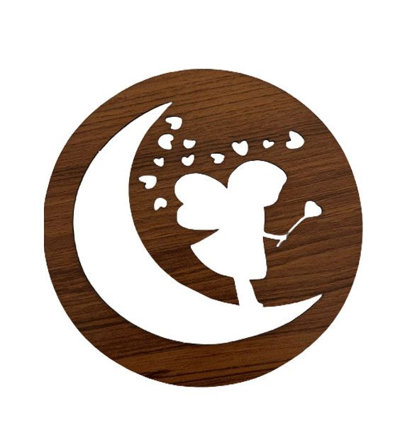 9cm panel księżycowy anioła do USB999